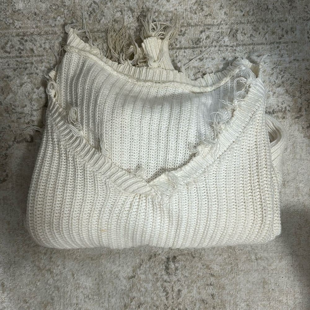 Frayed Sweater
